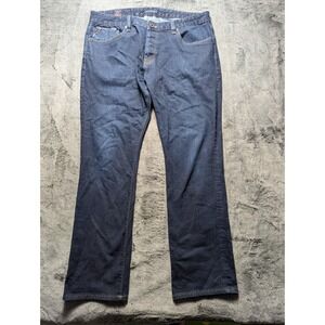 Cult Of Individuality Button Fly Rebel Straight Jeans Men's Size 38x34 Dark Wash